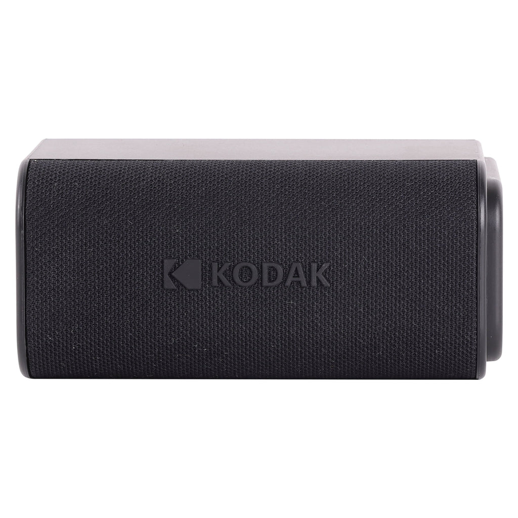 Kodak SoundBrix Plus 2-Piece Portable Rechargeable Bluetooth Speaker System, TWS, Magnetic Docking, IPX4, up to 5 Hours Play Time , Grooving Gray
