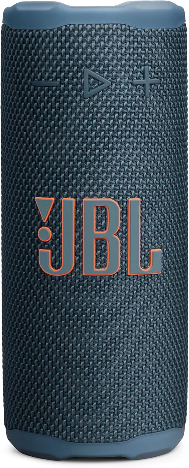 Open Box JBL Grip - Compact Bluetooth speaker with bold JBL Pro Sound and ambient light - Blue