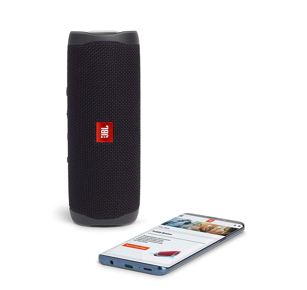 JBL Flip 5 Waterproof Wireless Bluetooth Portable Speaker, USB Cable, Pink, JBLFLIP5PINKAM-PR, 2 Count