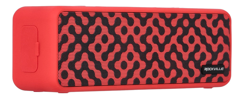 (2) Rockville Faze Red 50w Portable Bluetooth Speakers w/TWS Wireless Linking