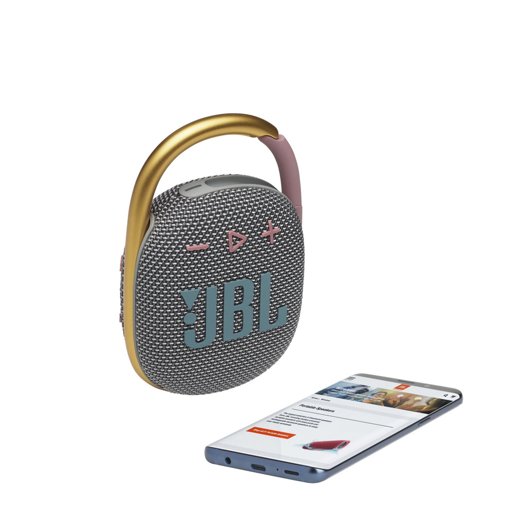 JBL Clip 4 - Ultra-portable Waterproof Speaker - Grey