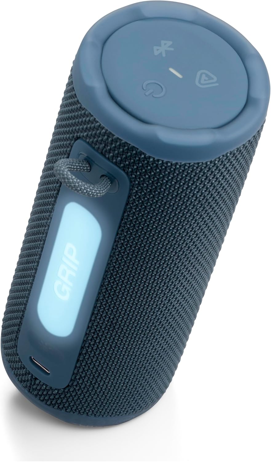 Open Box JBL Grip - Compact Bluetooth speaker with bold JBL Pro Sound and ambient light - Blue