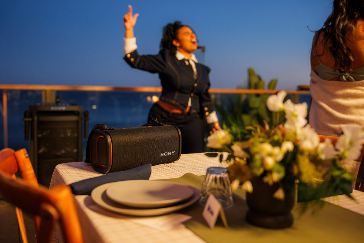 Sony ULT FIELD 5 Wireless Portable Bluetooth Speaker, IP67 Waterproof, Dustproof, and Rustproof, Black