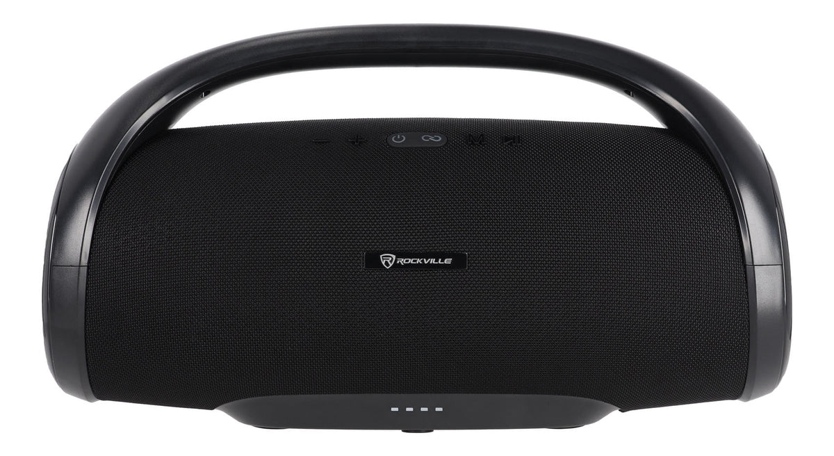 (2) Rockville CANON-XXL Portable Bluetooth Speakers w/Huge Bass+Wireless Linking