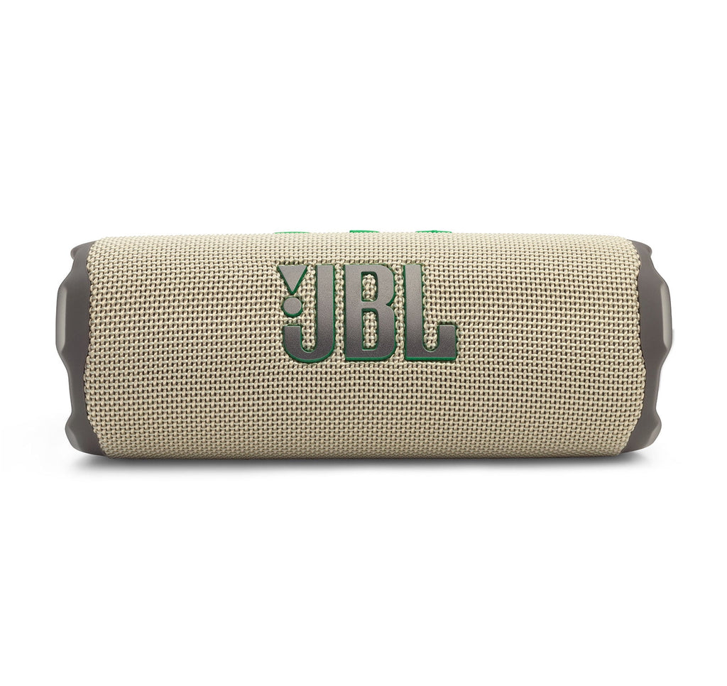 JBL FLIP 7 Bluetooth Speaker & divvi! Premium Hard Case Bundle - Sand