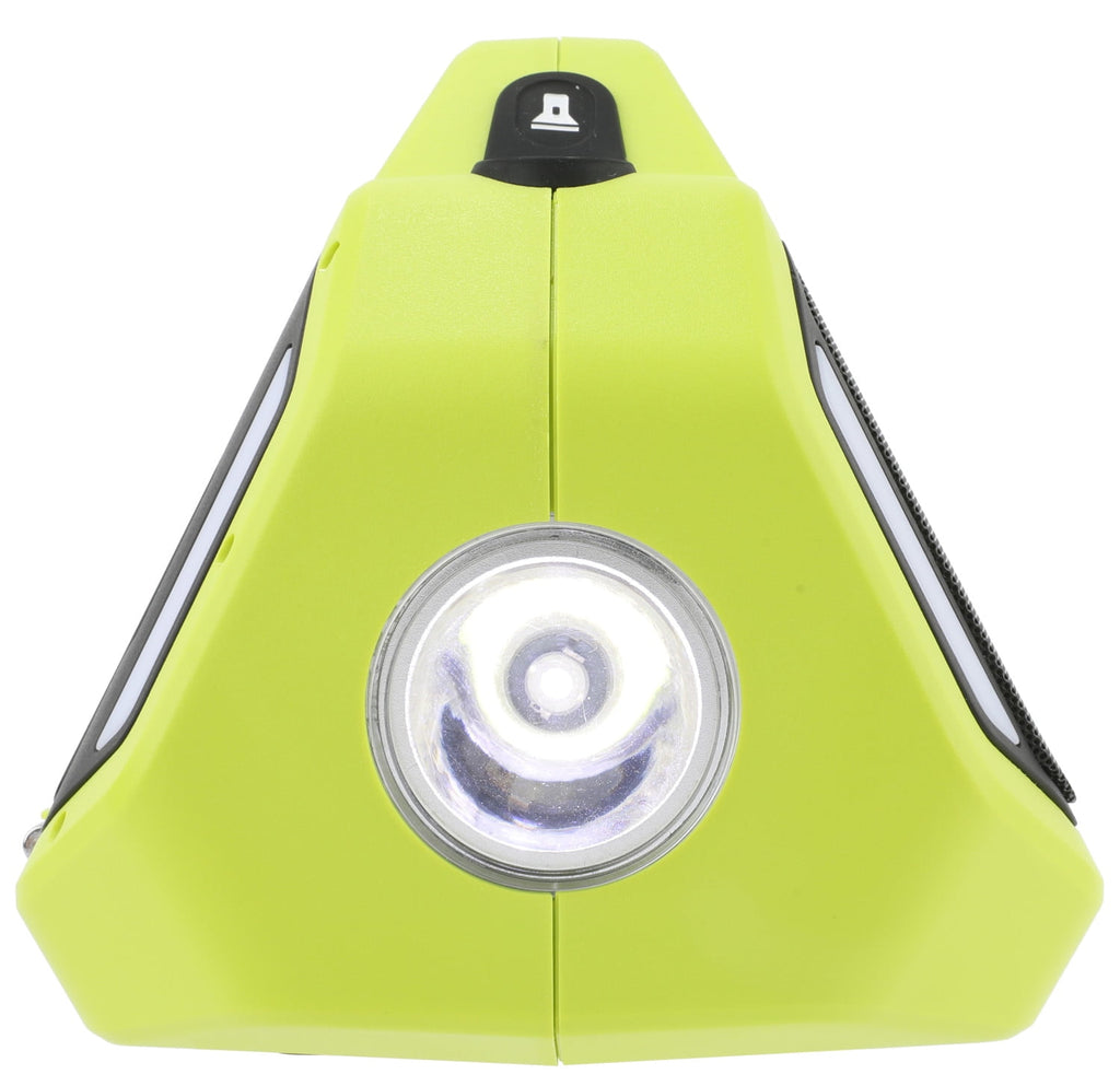 Altec Lansing IMT7012 StormChaser 10 Hours Playtime IPX5 Water Resistant LED Lights Portable Wireless Bluetooth Emergency Weather AM/FM Radio Speaker