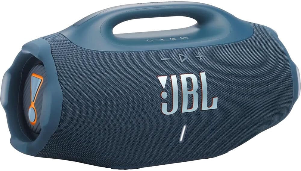 JBL Boombox 4 Portable Waterproof Bluetooth Speaker with Massive JBL Pro Sound, AI Sound Boost, Up to 34 Hours Playtime, Auracast Multi-Speaker Connection, 6 Months Galaxy and Brain.fm