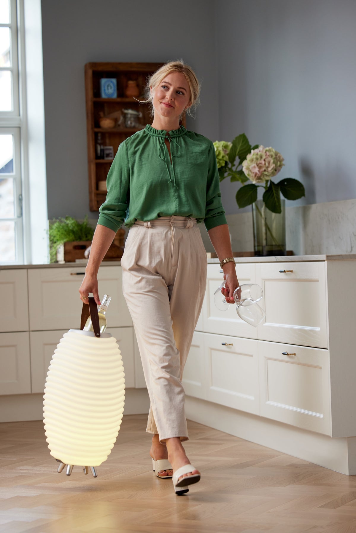 Kooduu Synergy 50 Lamp 1-Light Cordless Rechargeable Dimmable Indoor Outdoor Speaker Lamp