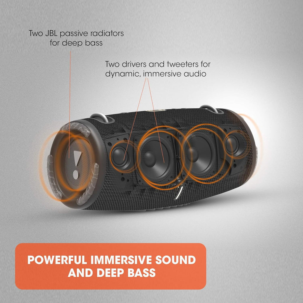 JBL Xtreme 3 - Portable Bluetooth Speaker, Powerful Sound and deep bass, IP67 Waterproof, 15 Hours of Playtime, powerbank, PartyBoost (Camo) (Sold without manufacturer warranty)