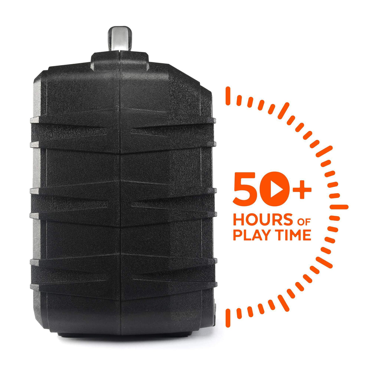 EcoXGear EcoTrek 15.4" x 10.2" x 16.7" Waterproof, Shockproof, Fully Submersible, 100 W Bluetooth EcoTrek Speaker