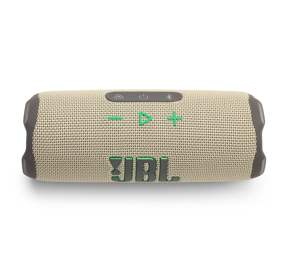 JBL FLIP 7 Bluetooth Speaker & divvi! Premium Hard Case Bundle - Sand