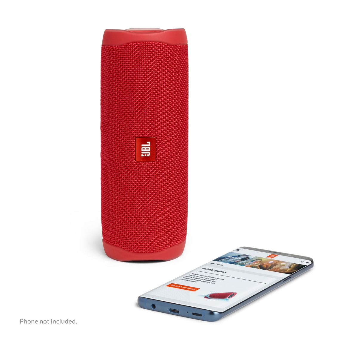 JBL Flip 5 Waterproof Wireless Bluetooth Portable Speaker, USB Cable, Pink, JBLFLIP5PINKAM-PR, 2 Count