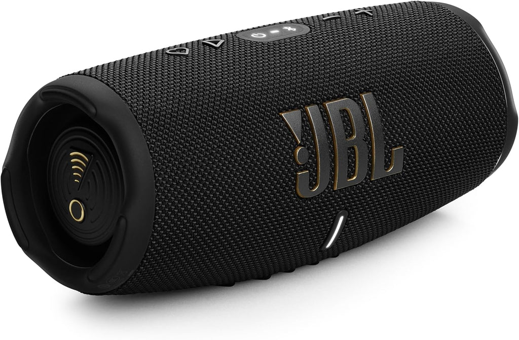 JBL Charge 5 - Wi-Fi Portable Waterproof (IP67) Bluetooth Speaker with Powerbank USB Charge Out, 20 Hours Playtime, Partyboost, Including Winguard Protective Travel Case