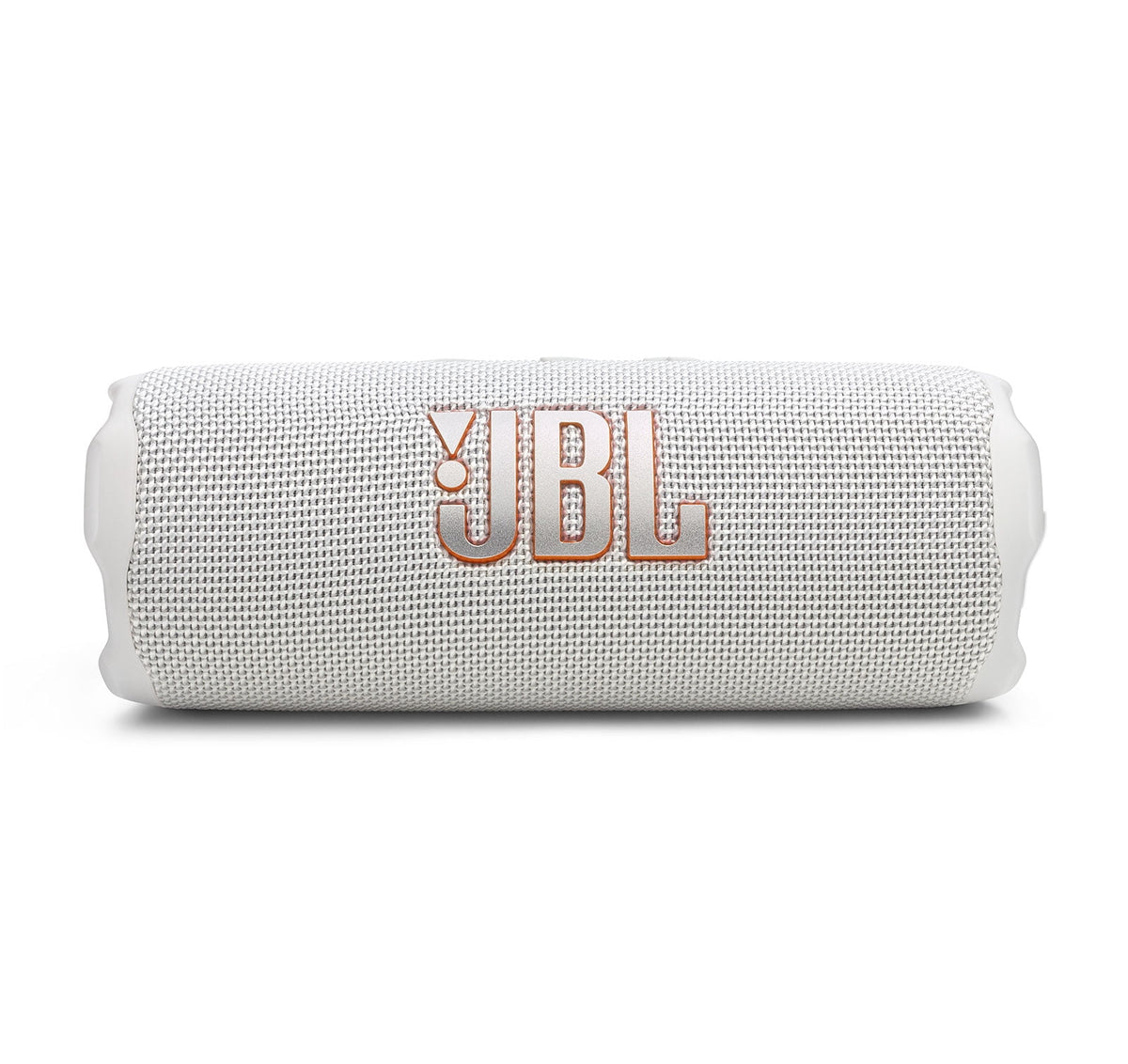 JBL Flip 7 Portable Bluetooth Speaker & 6ft USB-C Braided Cable Bundle - White