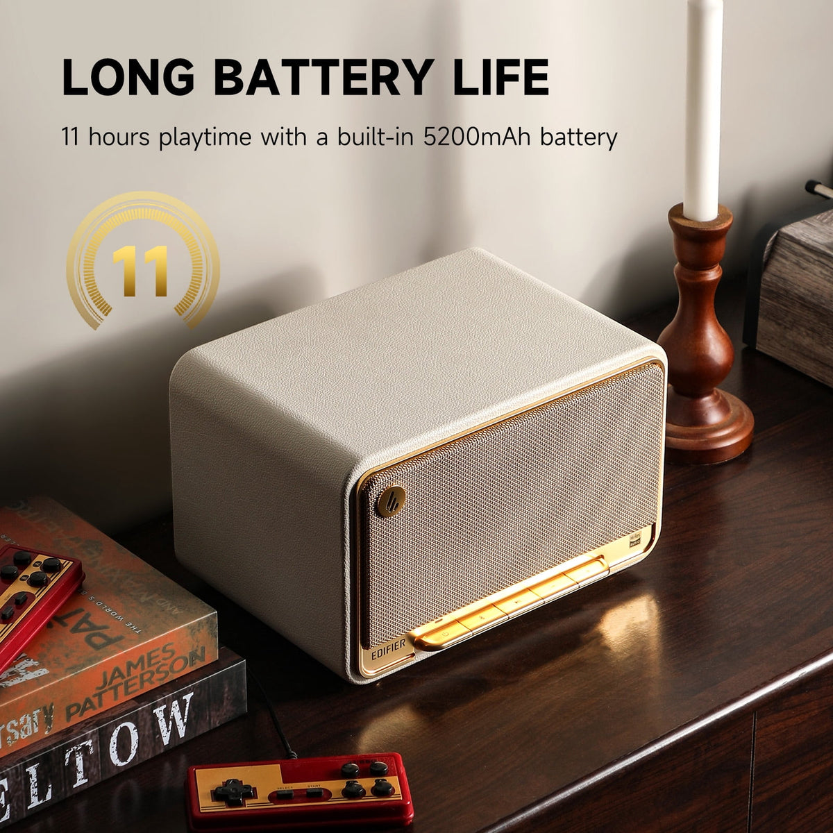Edifier D32 Tabletop Bluetooth Speaker - White
