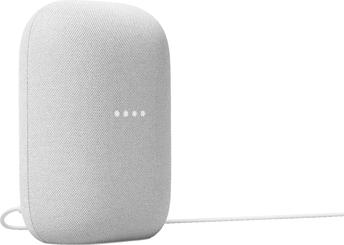 Google Nest Audio - Smart Speaker with Google Assistant - Chalk