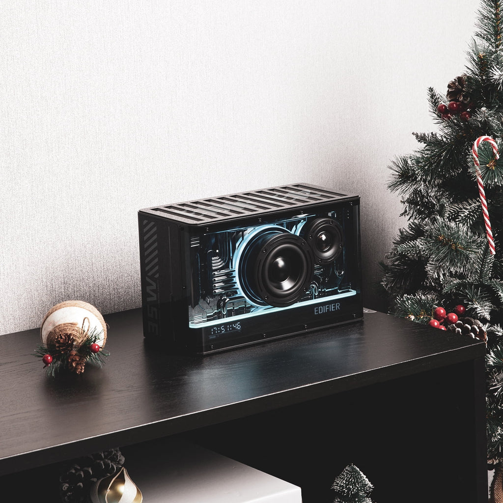 Edifier QD35 Bluetooth Tabletop Speaker 35 Watts High Res Audio (Black)