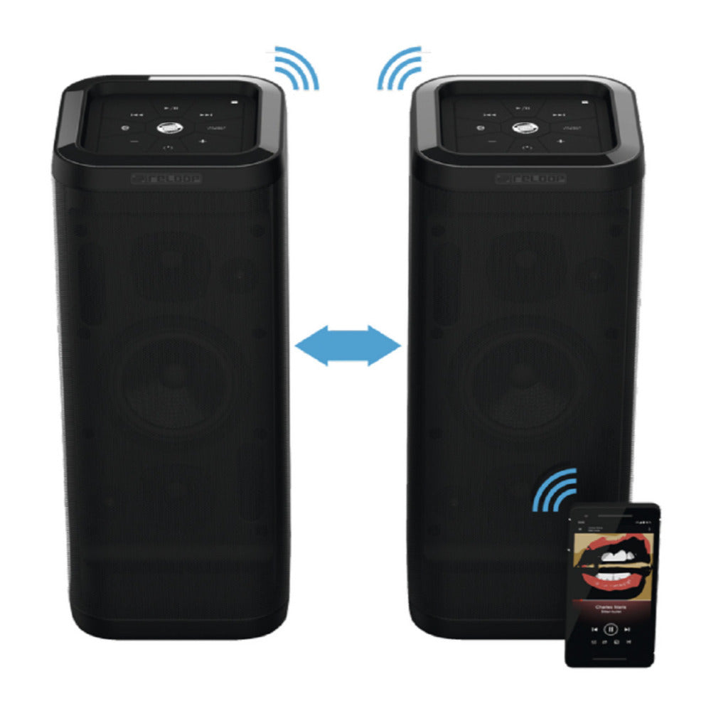 Reloop Groove Blaster 100W Bluetooth Portable Speaker with Smart Link