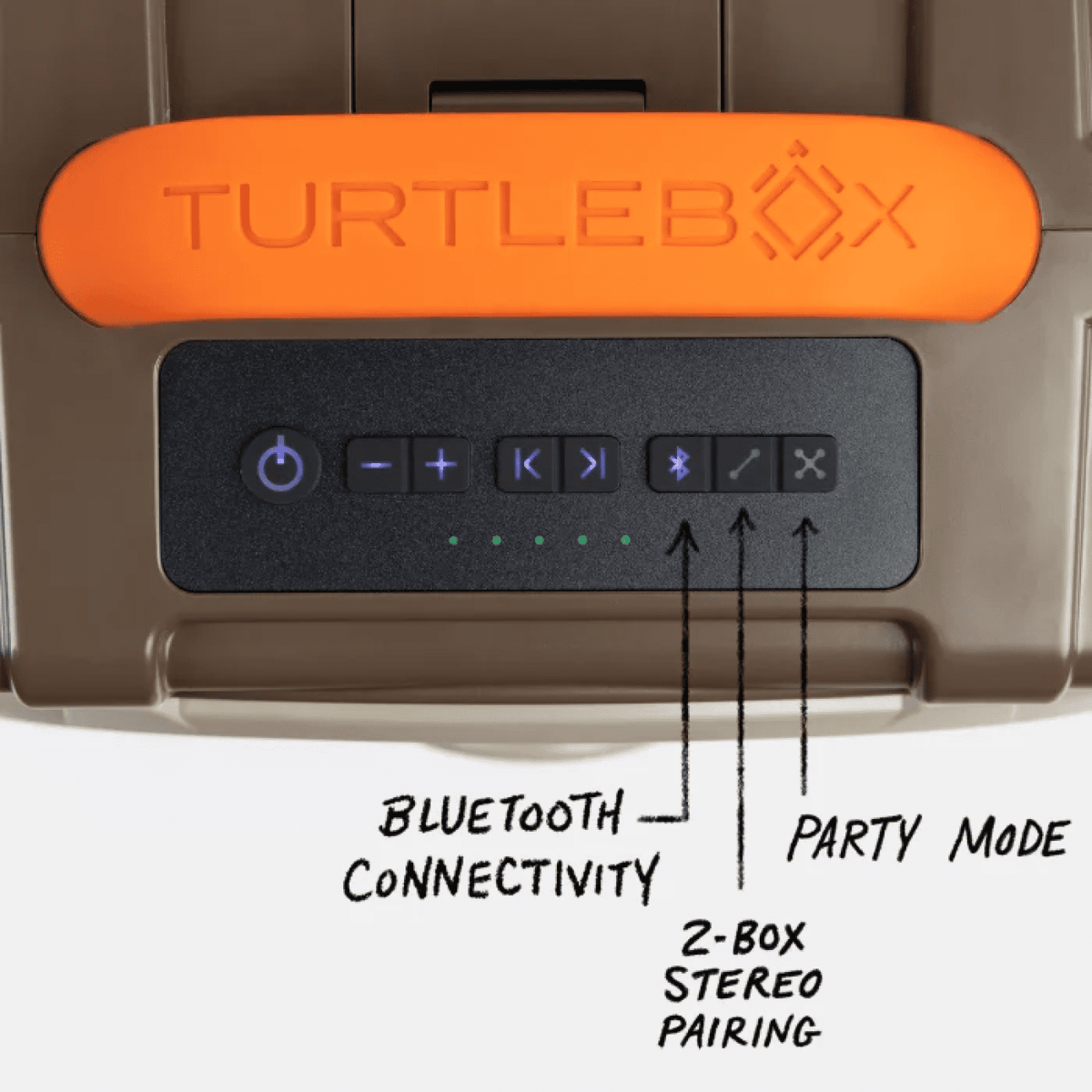 Turtlebox Gen 3 Speaker Thunderhead Gray, 120dB Outdoor Sound, IP67 Waterproof, Bluetooth 5.4, 25+ Hour Battery, Touch Controls (TBG3-TG)