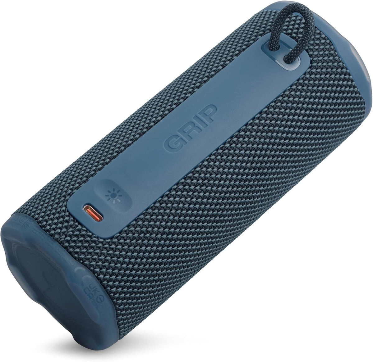 Open Box JBL Grip - Compact Bluetooth speaker with bold JBL Pro Sound and ambient light - Blue