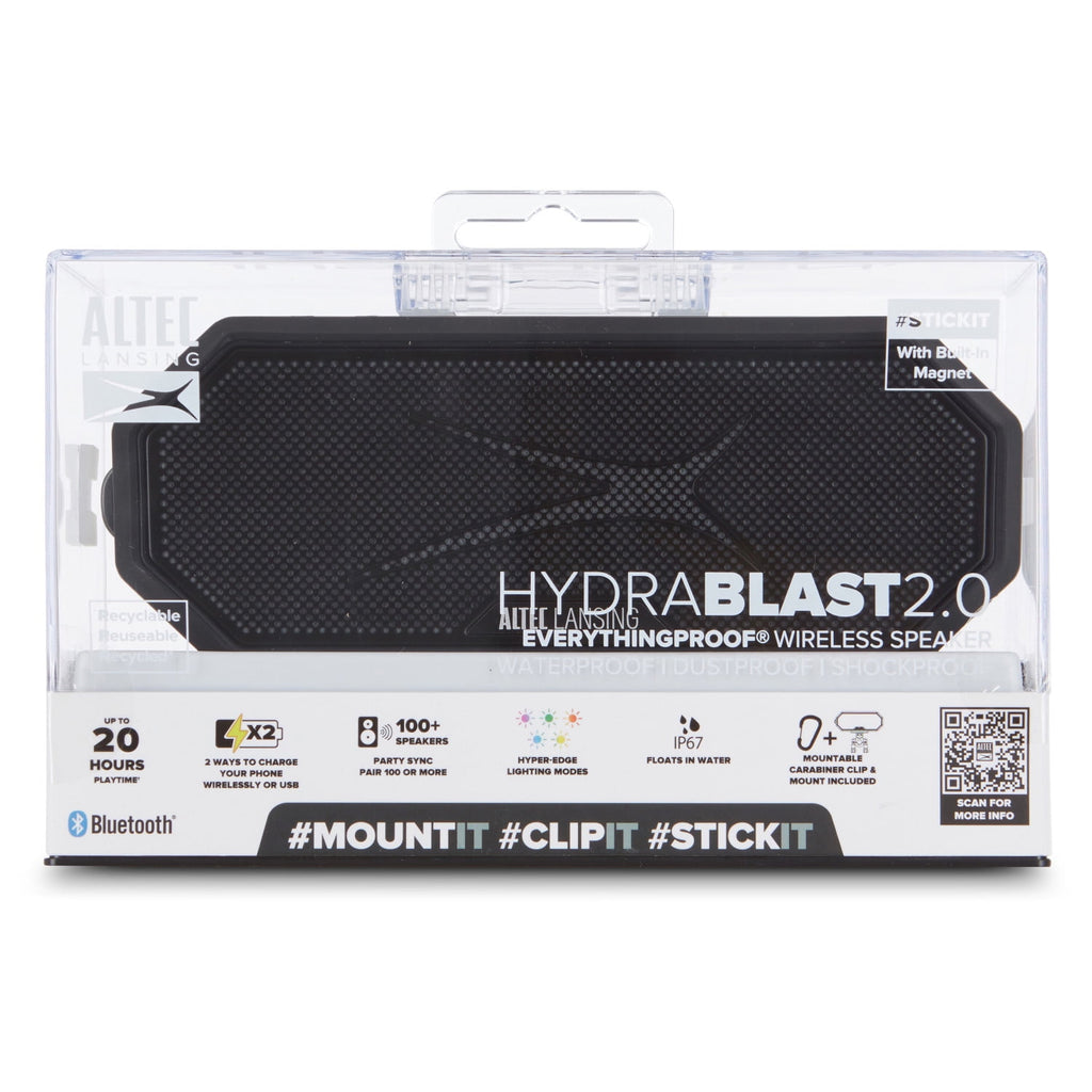 Altec Lansing Hydra Blast 2.0 LED Lighting Floatable Waterproof Wireless Magnetic Bluetooth Portable Speaker
