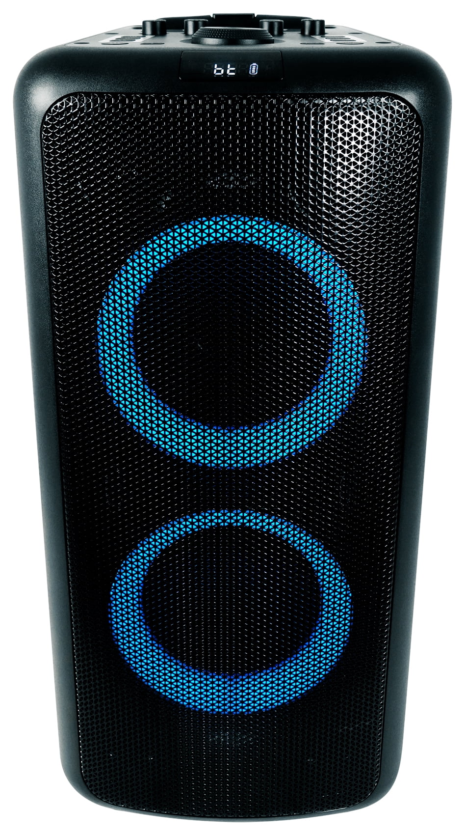 Rockville ELITE PARTY 65 Bluetooth Party Speaker System, 2000W Peak, Dual 6.5 in Woofers, Karaoke Effects, Lights, Wheels