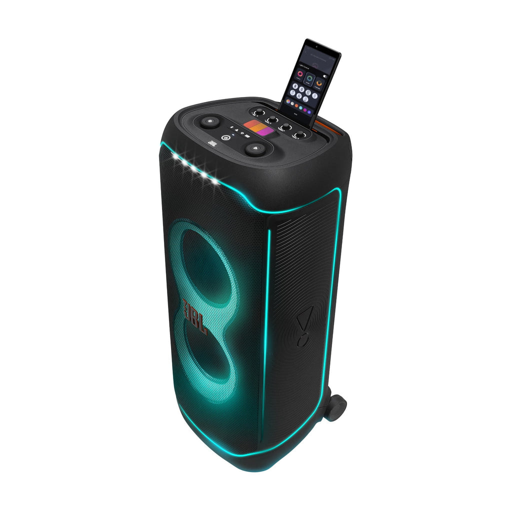 JBL PartyBox Ultimate - Massive party speaker with powerful sound, multi-dimensional lightshow, and splashproof design. - Black