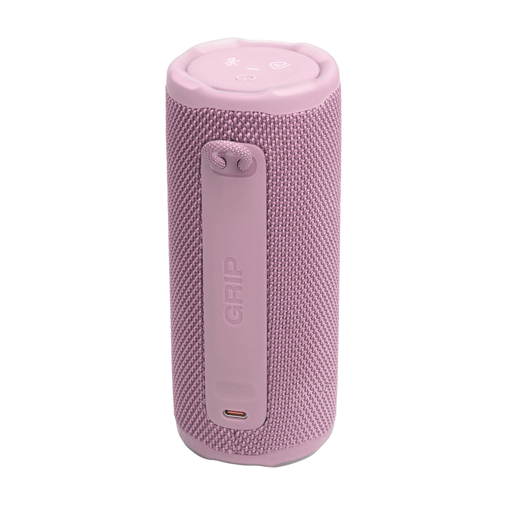 JBL Grip - Compact Bluetooth speaker with bold JBL Pro Sound and ambient light - Black