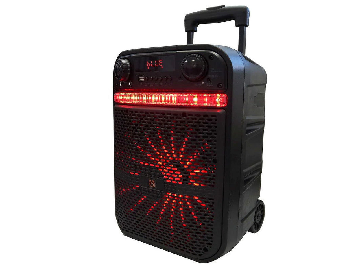 2 Mr Dj ART Bluetooth Speaker 12" Portable Speaker with Bluetooth/Rechargeable Battery and App Control