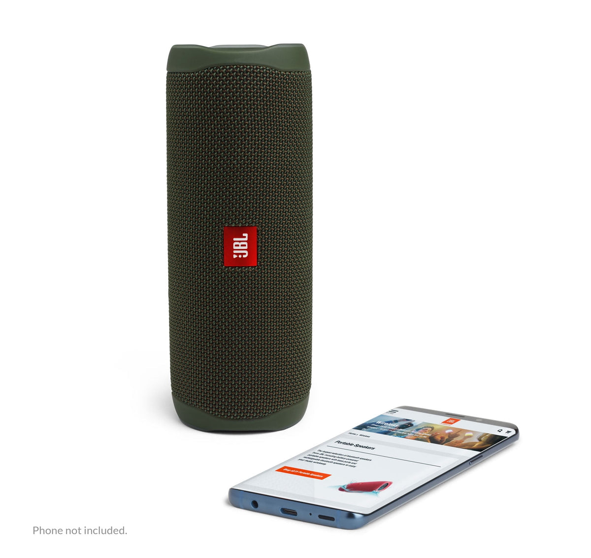 JBL Flip 5 Waterproof Wireless Bluetooth Portable Speaker, USB Cable, Pink, JBLFLIP5PINKAM-PR, 2 Count