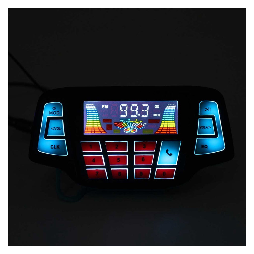 Bluetooth Motorcycle Studio Au-dio Sound System Speakers FM Radio MP3 Music Player Scooter ATV Remote Control Alarm Speaker ,Quality Sound