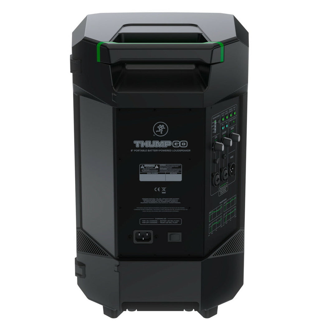 Mackie Thump GO 8" Portable Battery-Powered Rechargeable DJ PA Bluetooth Speaker