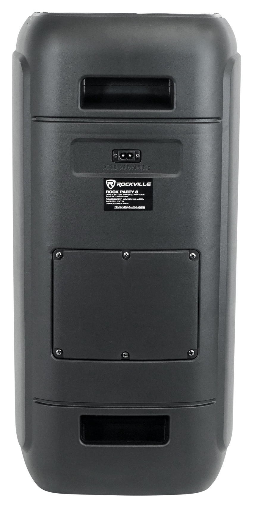 Rockville ROCK PARTY 8 Dual 8" Battery Powered Home / Portable Bluetooth Speaker