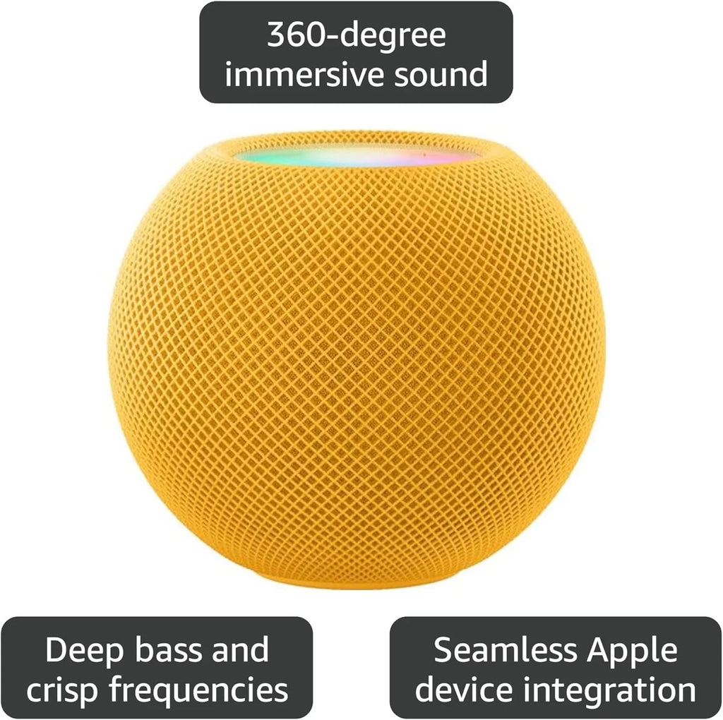 Restored Apple HomePod mini Smart Speaker - Yellow MJ2E3LL/A