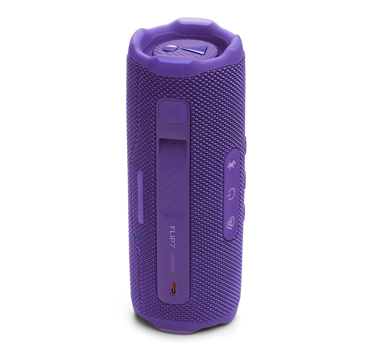 JBL FLIP 7 Bluetooth Speaker & divvi! Premium Hard Case Bundle - Purple