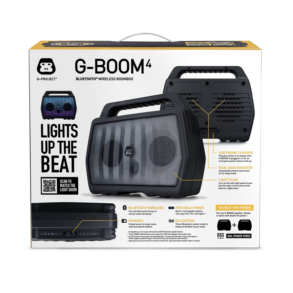 G-BOOM 4 Wireless Bluetooth Party Speaker