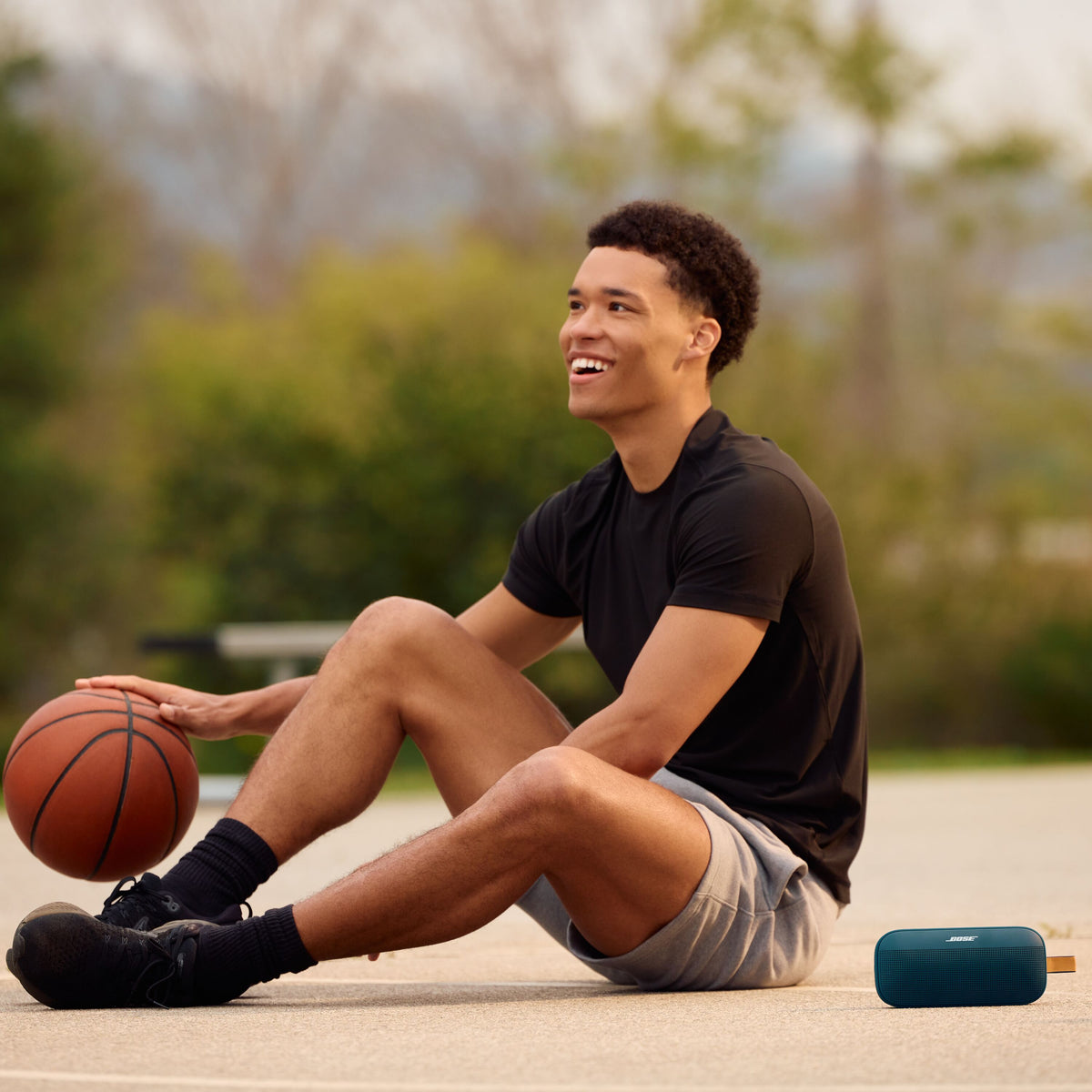 Bose SoundLink Flex II Wireless Waterproof Portable Bluetooth Speaker, Blue Dusk