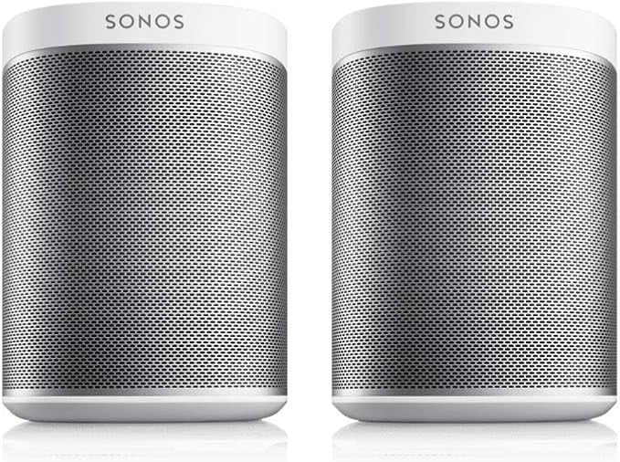 Pre-Owned Sonos Play:1 2-Room Wireless Smart Speakers for Streaming Music, White