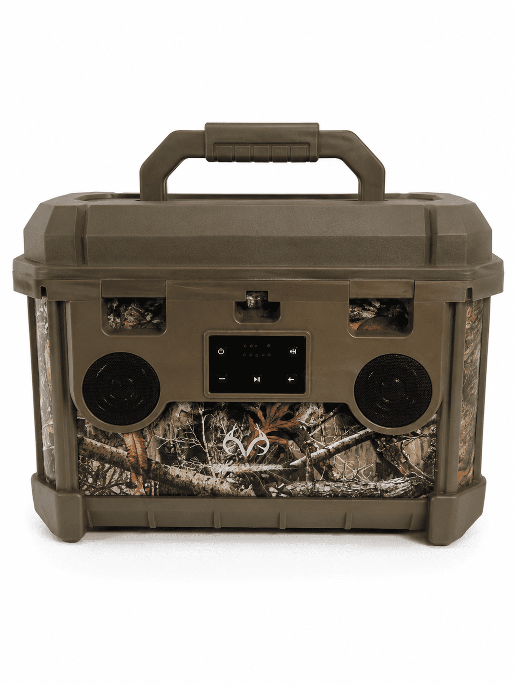 Realtree Toolbox Wireless Bluetooth Portable Speaker, Olive Brown