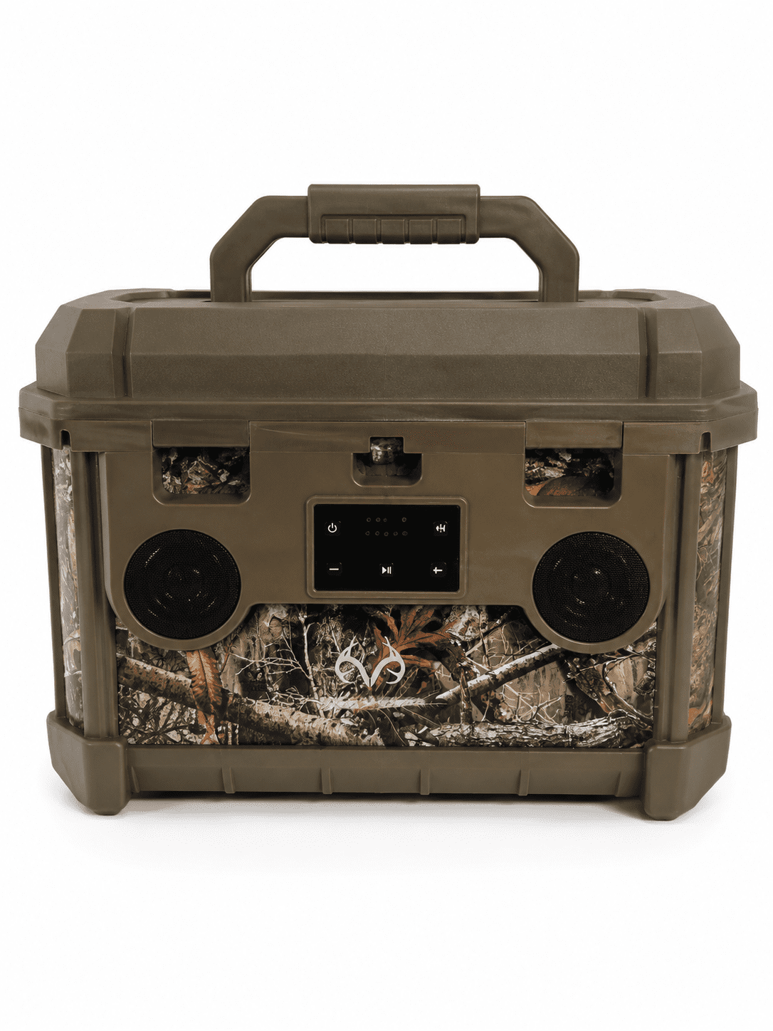 Realtree Toolbox Wireless Bluetooth Portable Speaker, Olive Brown