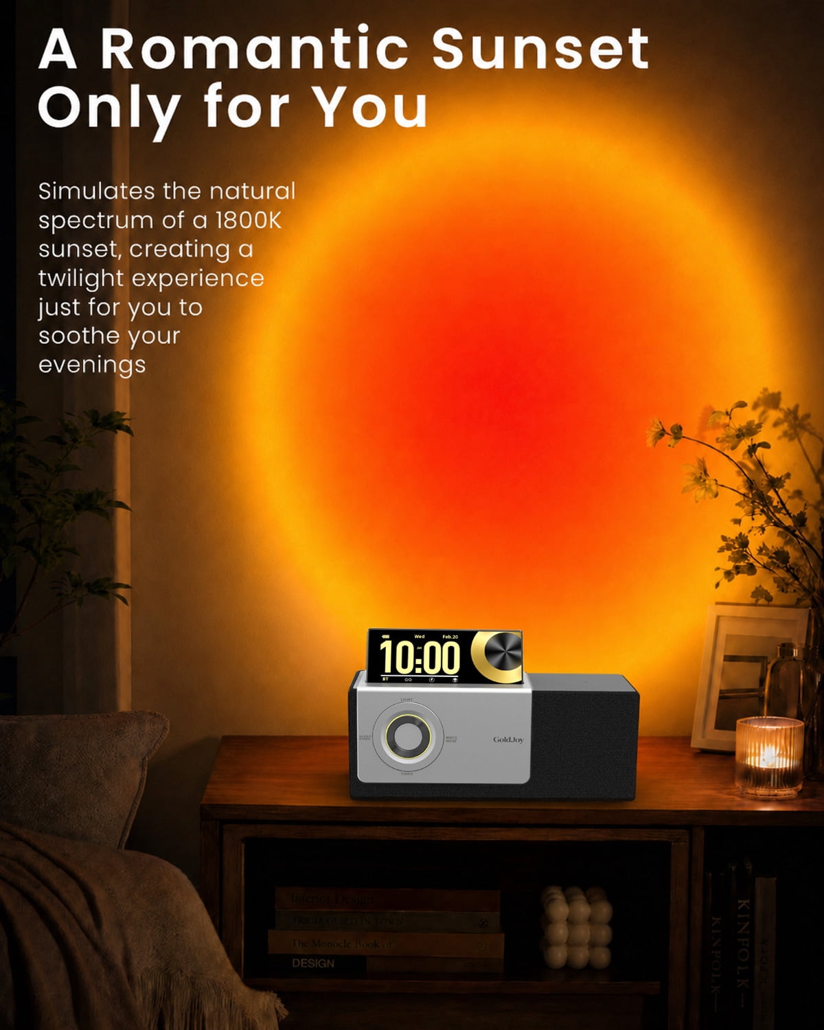 GoldJoy Bluetooth Portable Speaker, Gold