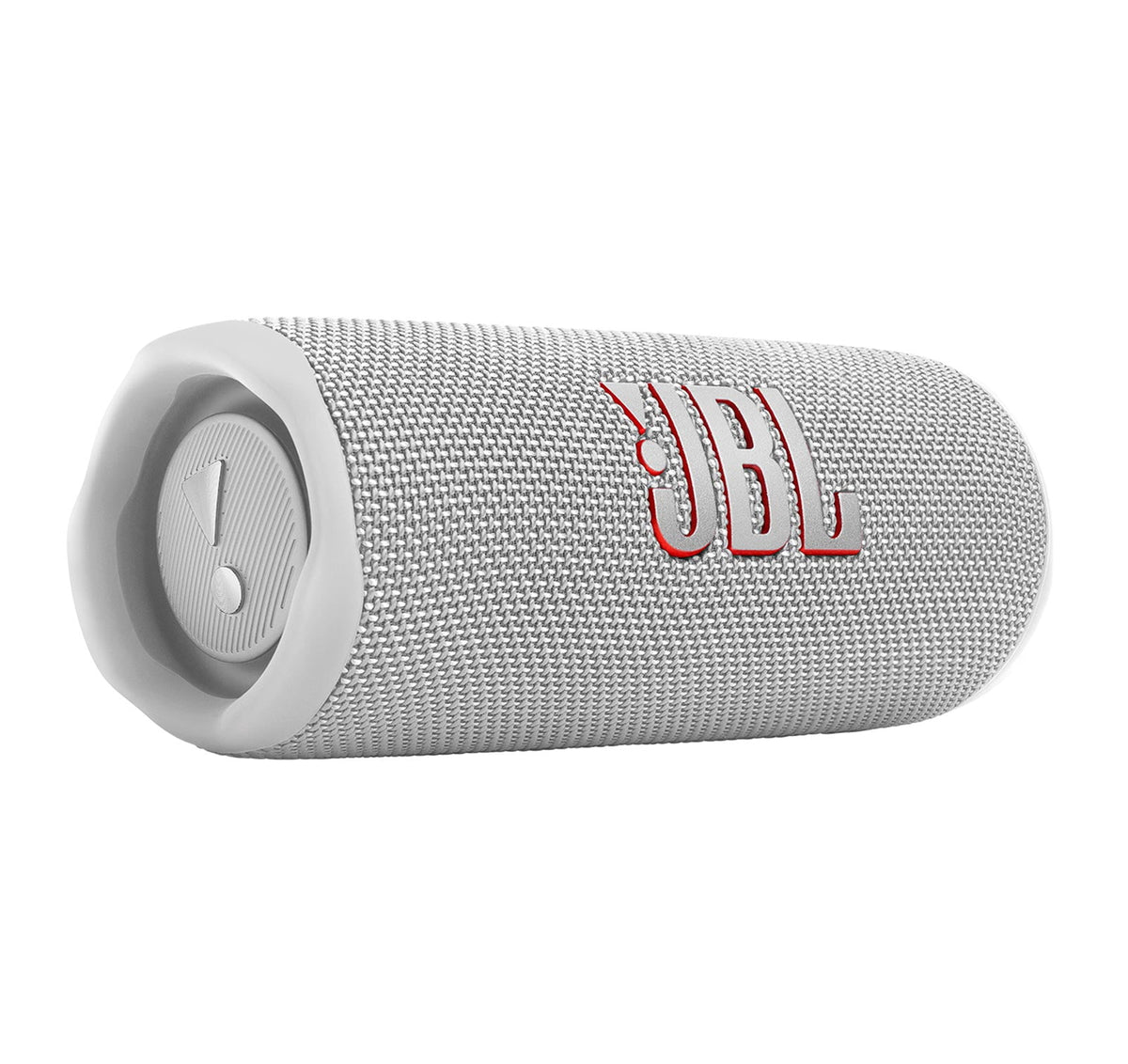 JBL Flip 6 White Portable Bluetooth Speaker and divvi! Case Bundle