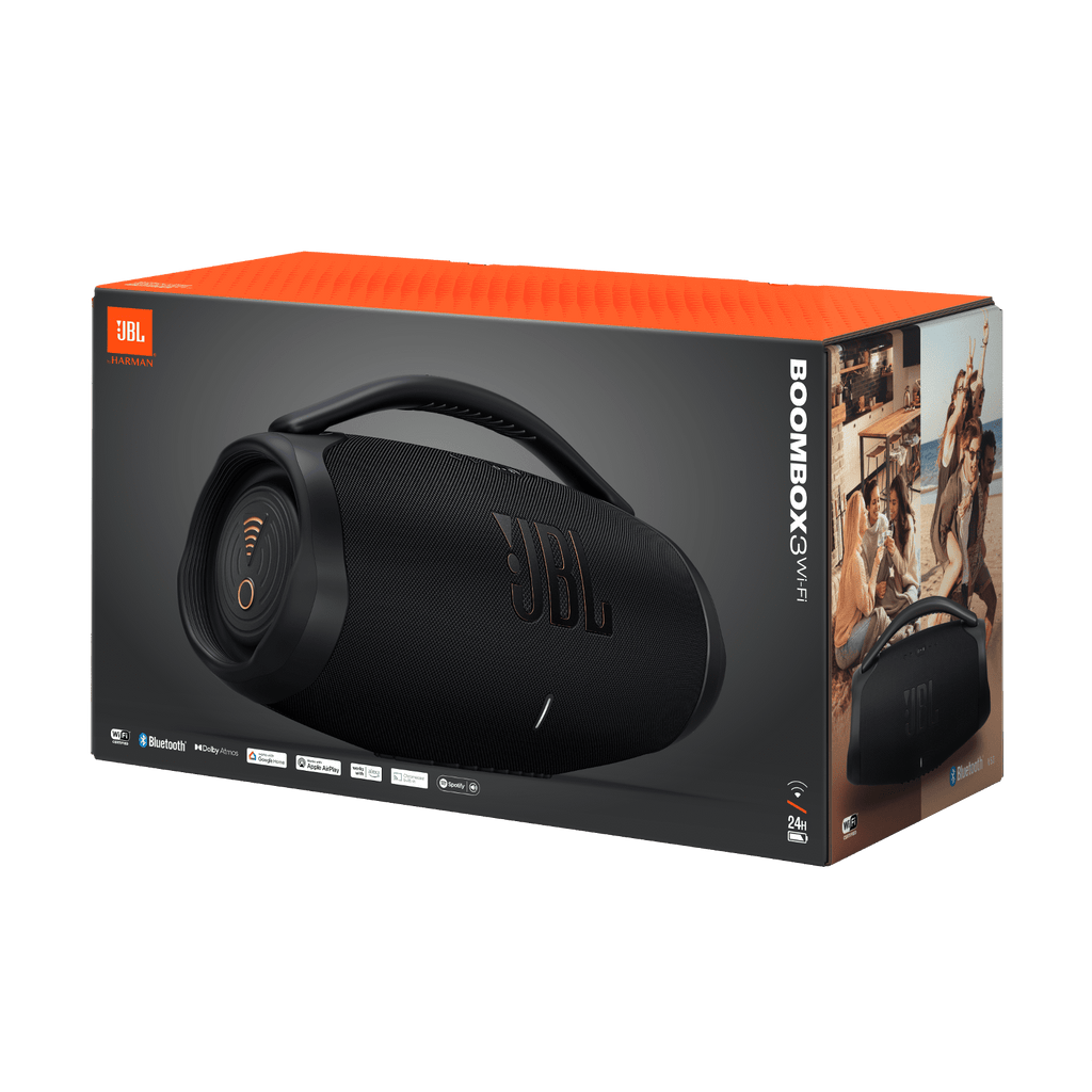 JBL Boombox 3 Wi-Fi, Powerful Wi-Fi and Bluetooth portable speaker