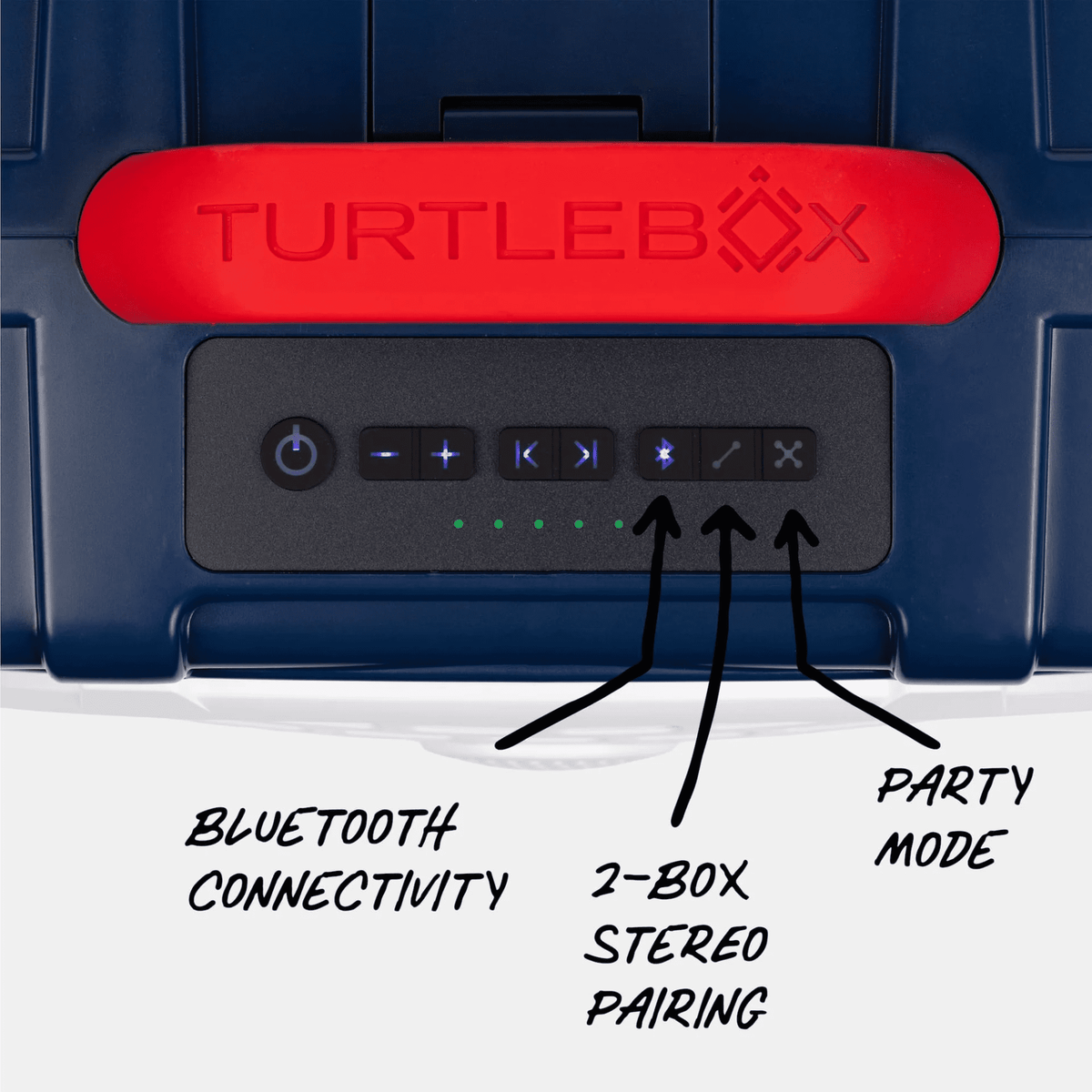 Turtlebox Gen 3 Speaker Thunderhead Gray, 120dB Outdoor Sound, IP67 Waterproof, Bluetooth 5.4, 25+ Hour Battery, Touch Controls (TBG3-TG)