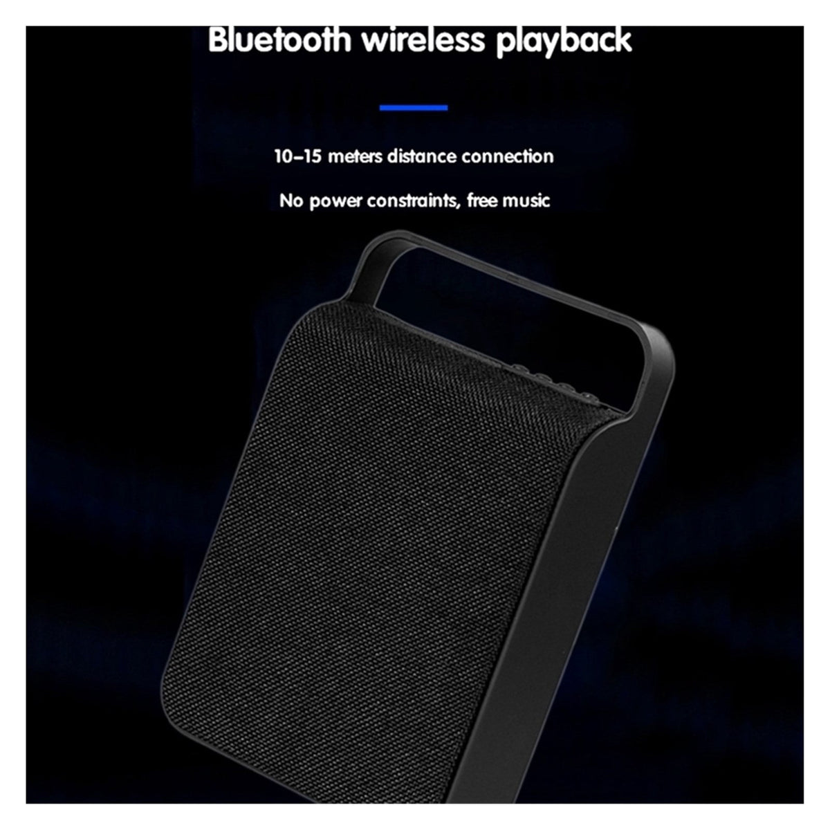 Hs-345 Bluetooth Speaker Cloth Portable Bluetooth Speaker High Sound Quality Stereo Smart Speaker Outdoor Subwoofer ,Media Combo