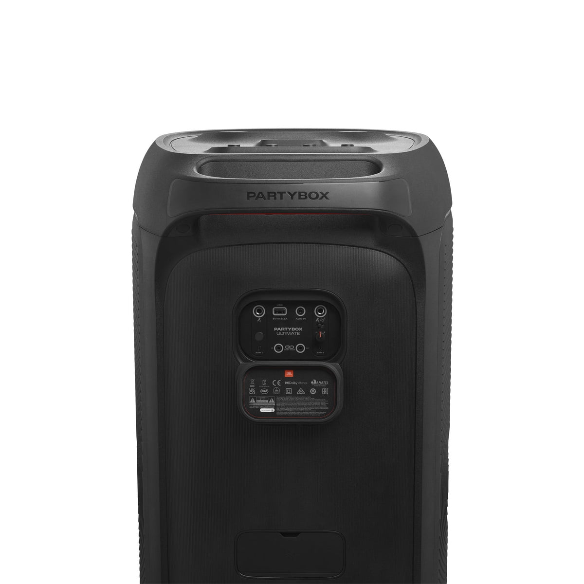 JBL PartyBox Ultimate - Massive party speaker with powerful sound, multi-dimensional lightshow, and splashproof design. - Black
