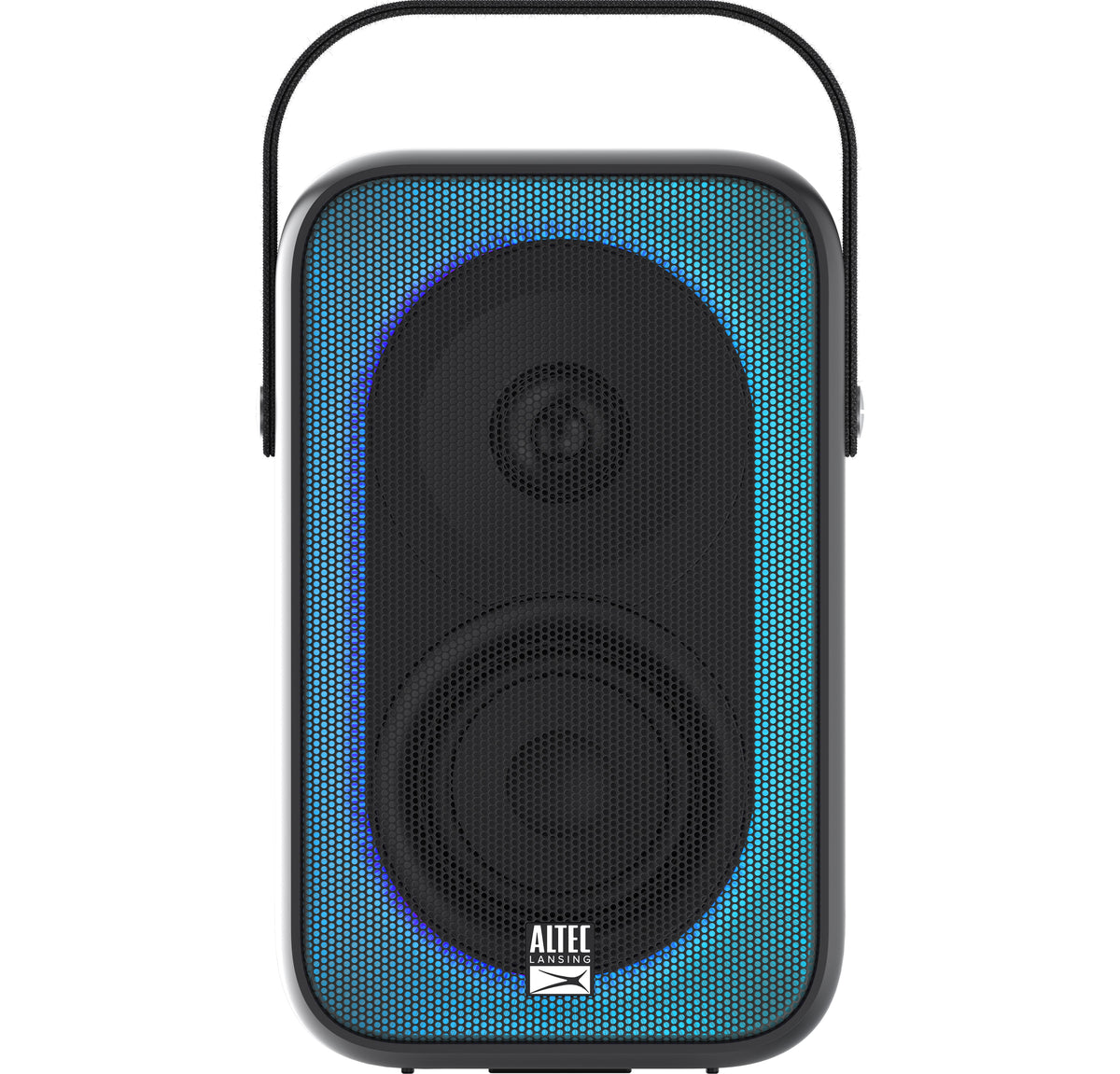 Altec Lansing Shockwave Portable Bluetooth Wireless Party Speaker with LED Lights, Black, IMT7000-BLK