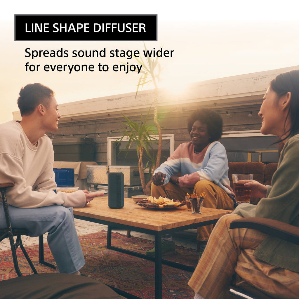 Sony SRS-XE300 Wireless Portable BLUETOOTH Speaker, IP67 Water-resistant, Dustproof and Shockproof, Black