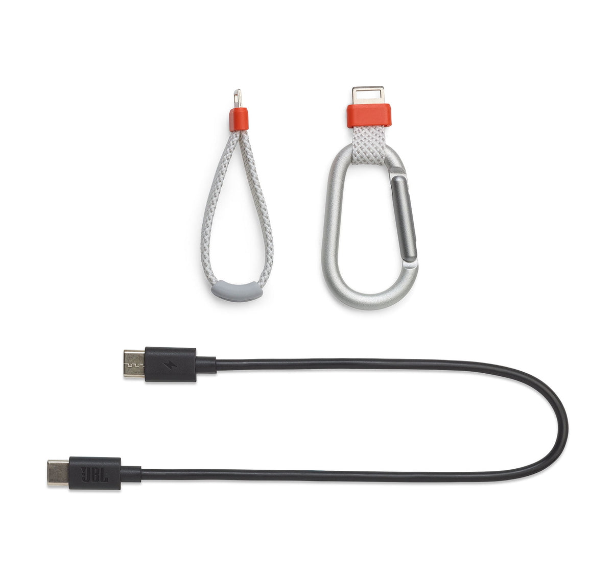 JBL Flip 7 Portable Bluetooth Speaker & 6ft USB-C Braided Cable Bundle - White