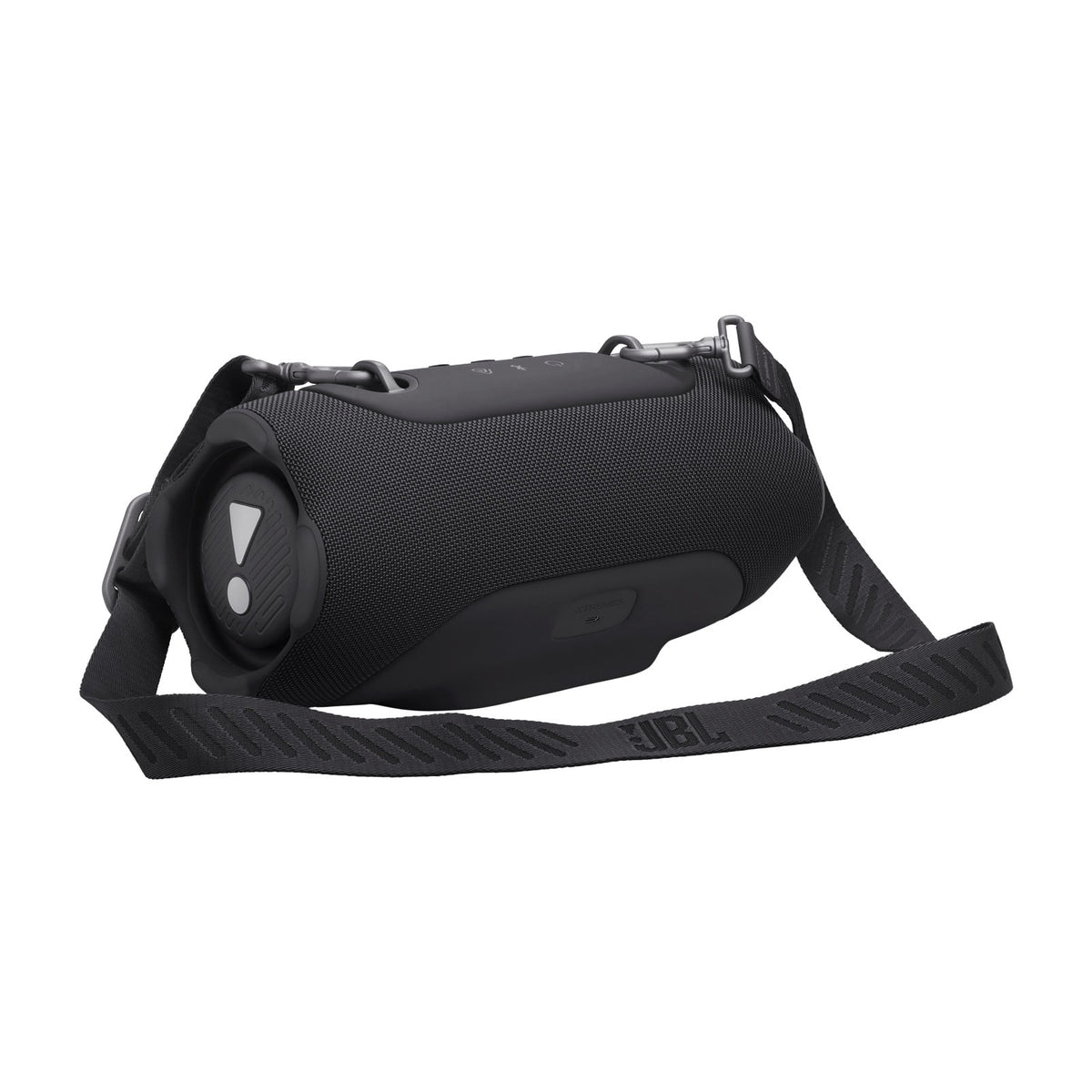 JBL Xtreme 5 - Portable waterproof speaker with massive legendary JBL sound, ambient edge lighting, and a convenient shoulder strap - Black